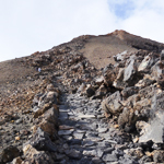 Wandelroute naar de krater van de Teide