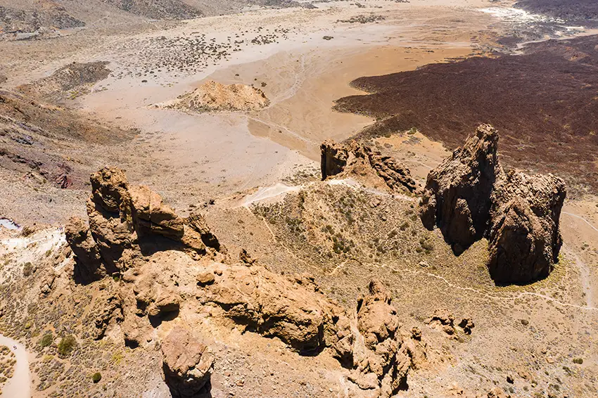 Views from the Los Roques de García Viewpoint in the Teide National Park